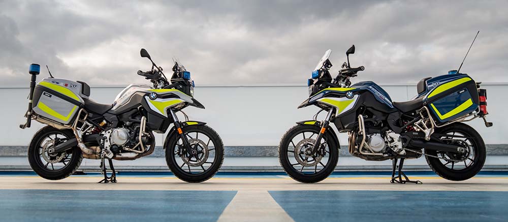 Motos de la police nationale