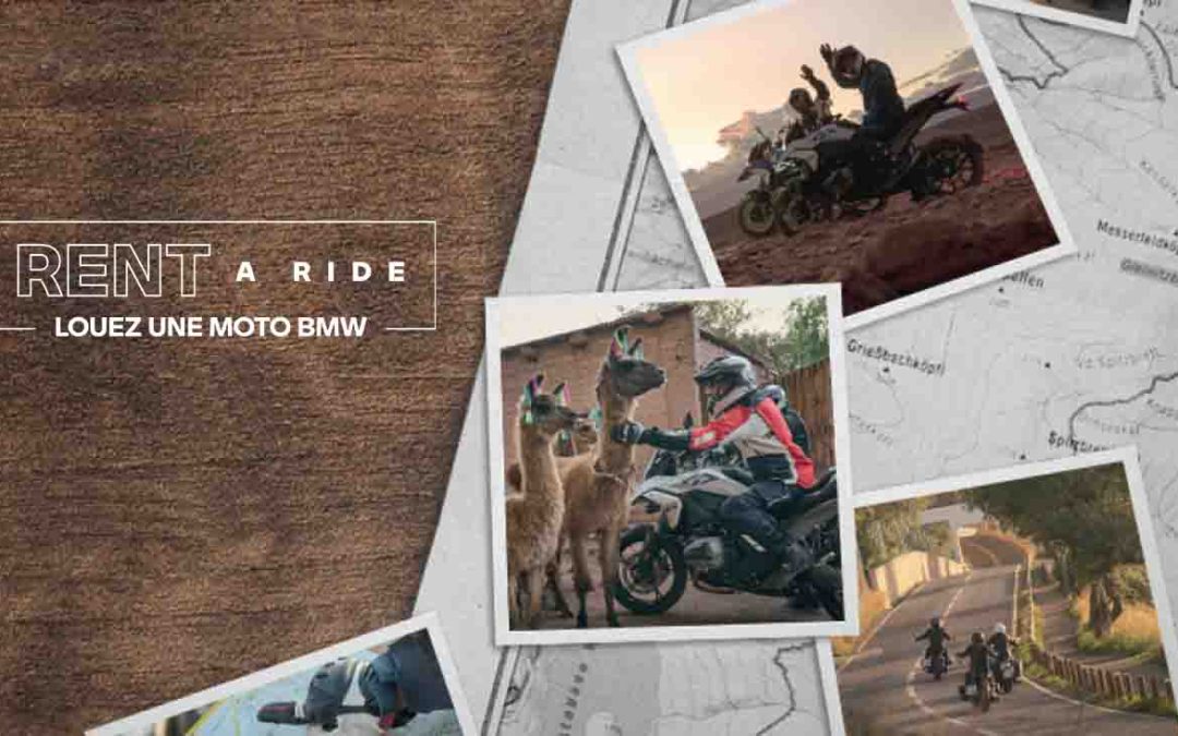 Découvrez RENT A RIDE, notre service de location de motos BMW