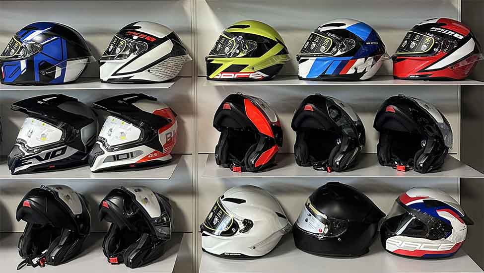 Casques moto