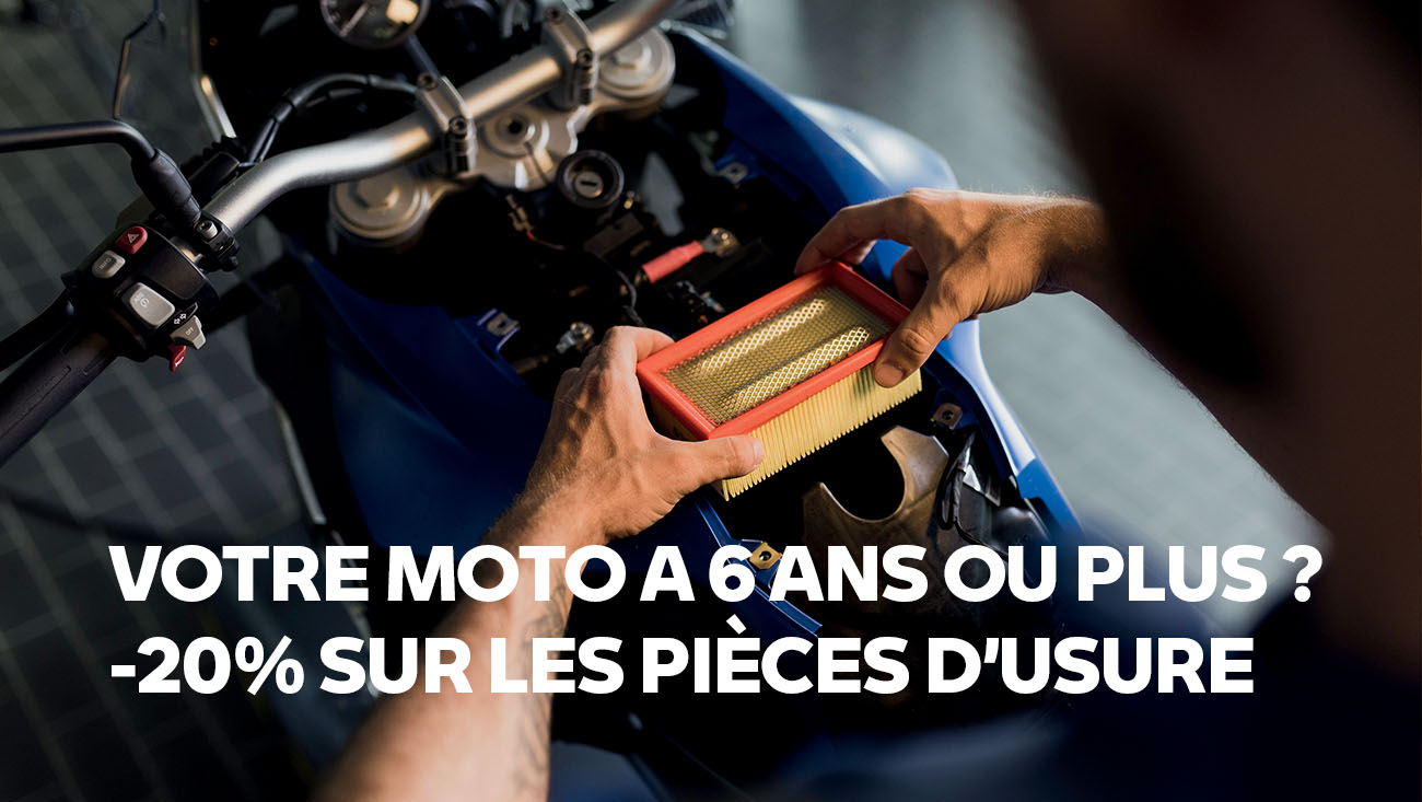 réparation d'une moto bMW