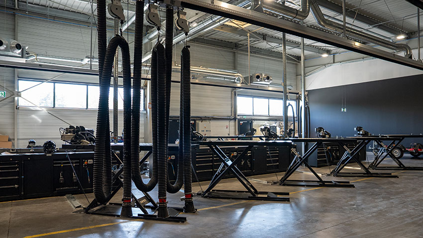 Nouvel atelier de la concession BMW Motorrad Toulouse