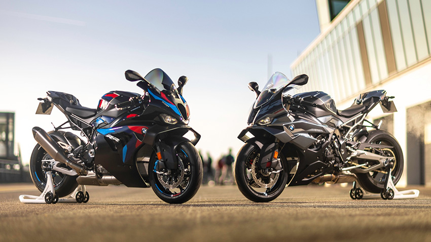 Moto sportives BMW S 1000 RR et M 1000 RR