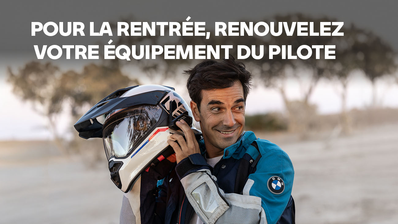 Offre EDP septembre Equipement du pilote BMW Motorrad