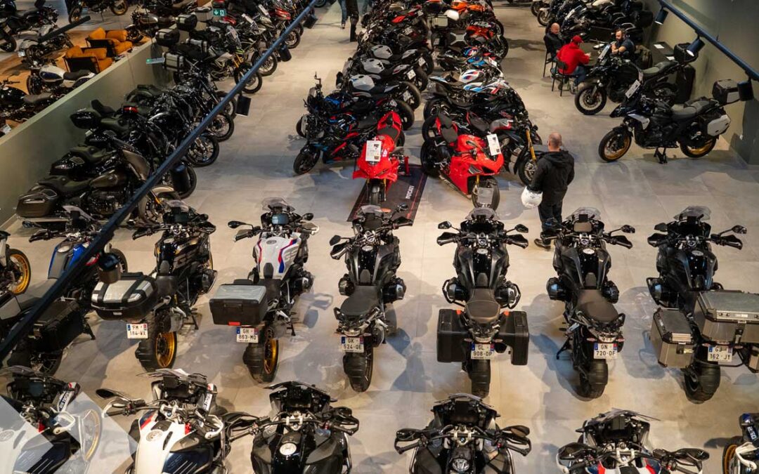 Plus de 200 motos d&rsquo;occasion en stock