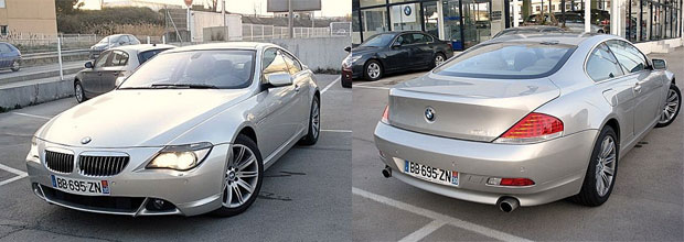 BMW 645 Ci / auto – Immatriculation du 26/10/2004