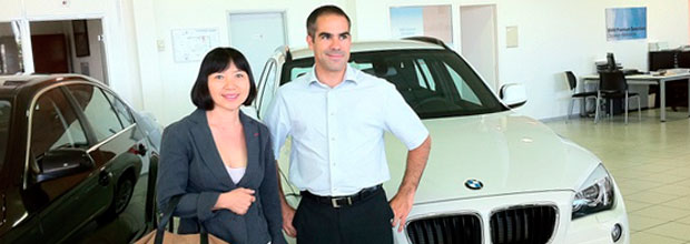 Madame Anh-Dao Traxel chez BMW Montpellier