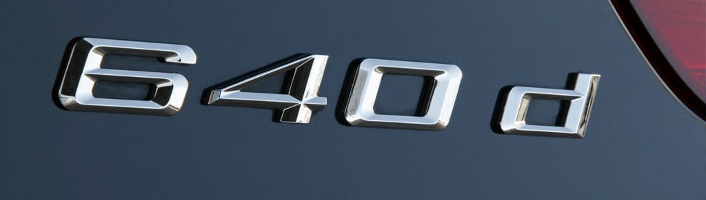 La BMW Série 6 équipée du système xDrive et d’un six cylindres en ligne diesel.
