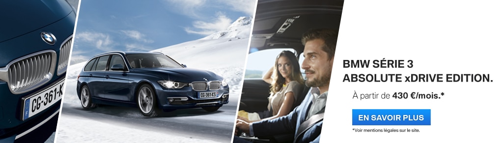BMW Absolute xDrive Edition et BMW Open Edition