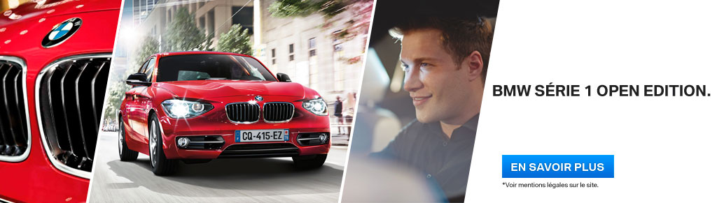 BMW SERIE 1 OPEN EDITION À 19.900€