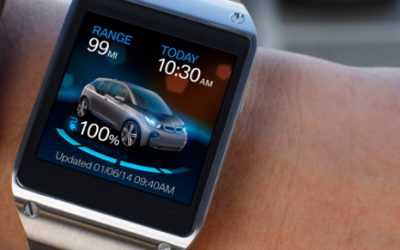 La BMW i3 se pilote à l’aide de la Samsung Galaxy Gear