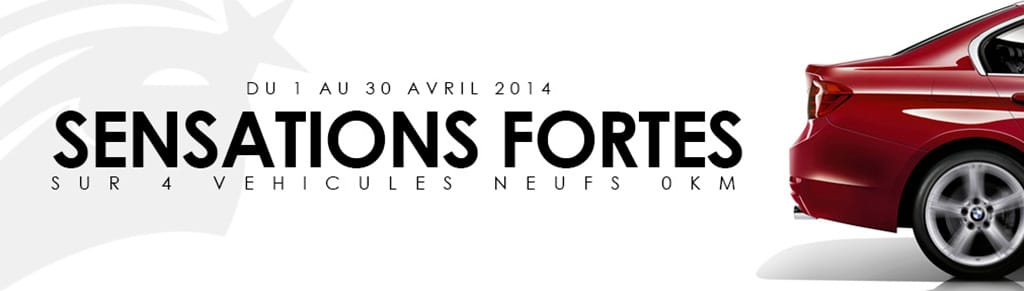 SENSATIONS FORTES SUR 4 VEHICULES NEUFS 0KM