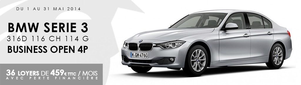 BMW SOLUTIONS ENTREPRISES : BMW SERIE 3 316d 116 ch 114g Business Open 4p