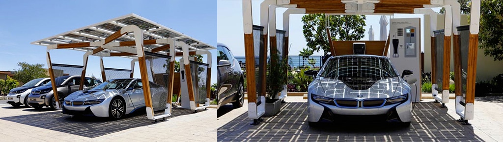 BMW présente son garage solaire