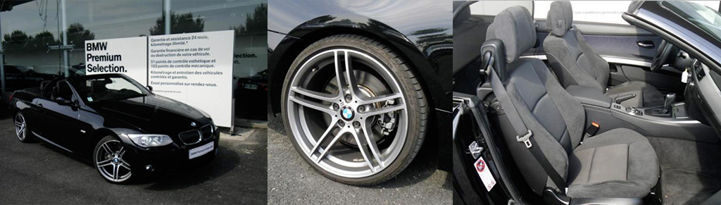 BMW Serie 3 Cabriolet 325dA 204ch Sport : L’occasion du mois