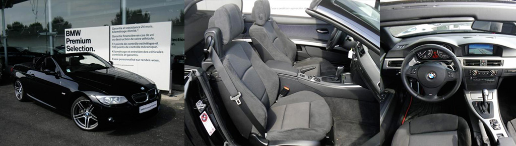 BMW Serie 3 Cabriolet 325dA 204ch Sport Design : L’occasion du mois