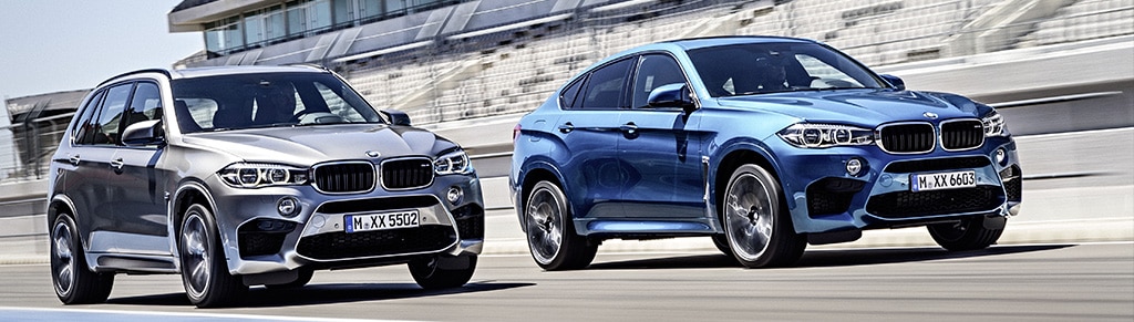 Les nouvelles BMW X5 M et BMW X6 M.