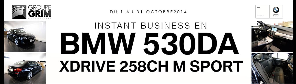 INSTANT BUSINESS EN BMW 530DA xDrive 258ch