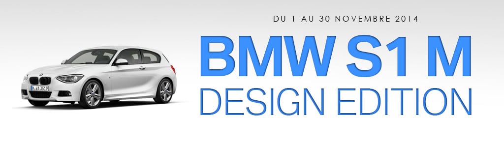 BMW S1 M.DESIGN EDITION A PARTIR DE 27.600€