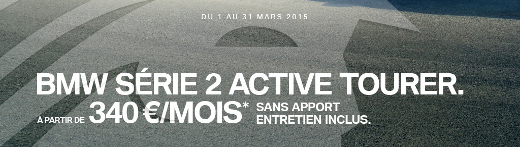 BMW SÉRIE 2 ACTIVE TOURER: OPERATION WINTER