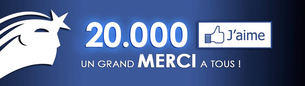 20.000 « j’aime » sur Facebook