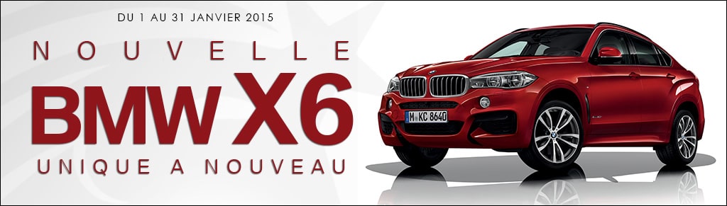 NOUVELLE BMW X6 A PARTIR DE 70.900€
