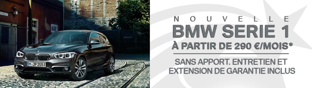 NOUVELLE BMW SÉRIE 1 A 290€/MOIS