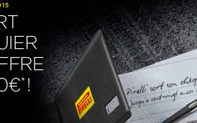 PIRELLI SORT SON CHÉQUIER ET VOUS OFFRE JUSQU’À 120€* !