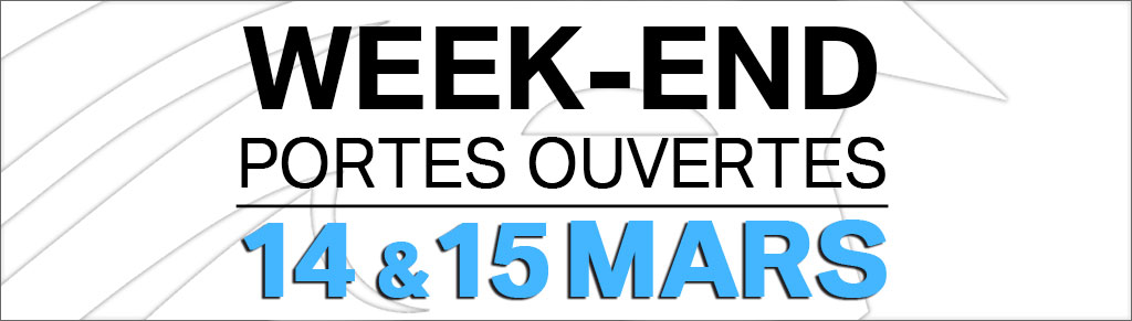 WEEK-END PORTES OUVERTES LE 14 &15 MARS