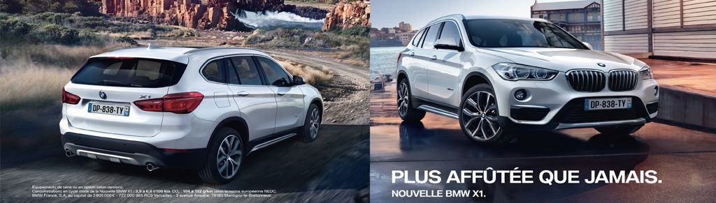 NOUVELLE BMW X1 à partir de 445€/mois