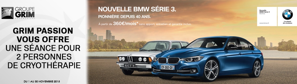 Nouvelle BMW SERIE 3 à partir de 360€ / mois