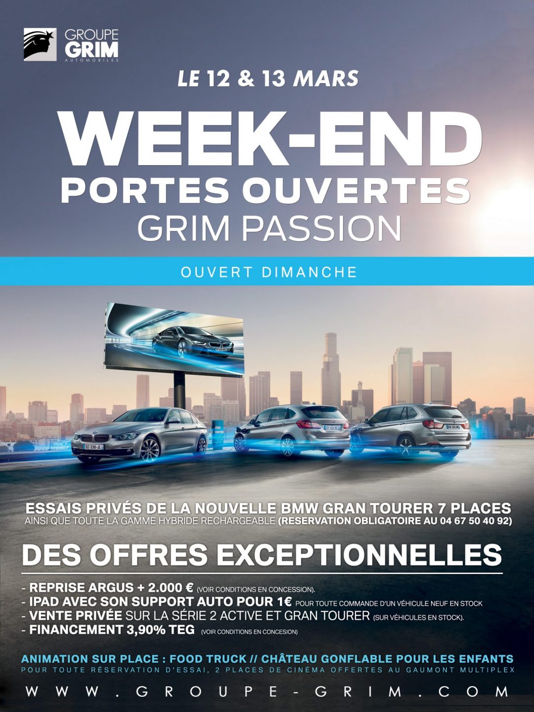 WEEKEND PORTES OUVERTES LE 12 &13 MARS I BMW Montpellier BMW Valence