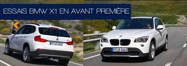 Essais BMW X1 en avant première