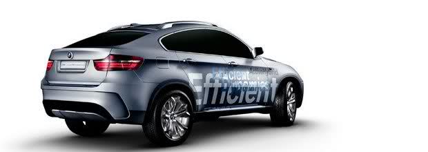 La BMW X6 ActiveHybrid.