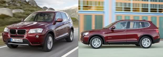 Le nouveau BMW X3 2010: les photos officielles