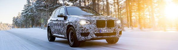 Le nouveau BMW X3 à l’épreuve des conditions hivernales