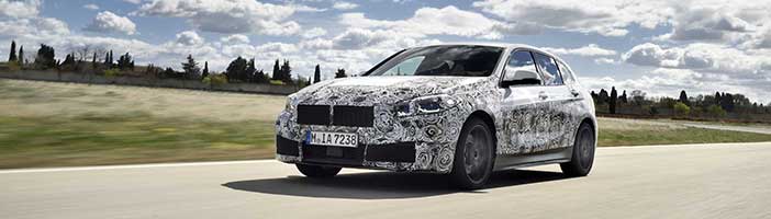 Future BMW Série 1 : dernière phase de tests à Miramas.