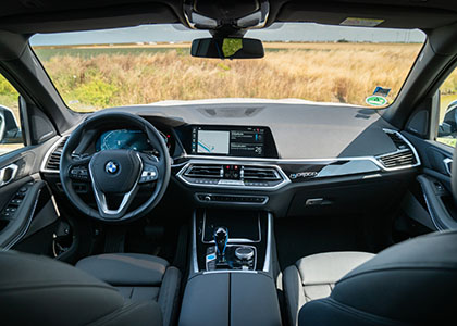 Intérieur de la BMW ix5 Hydrogen