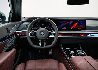 Intérieur de la BMW Série 7