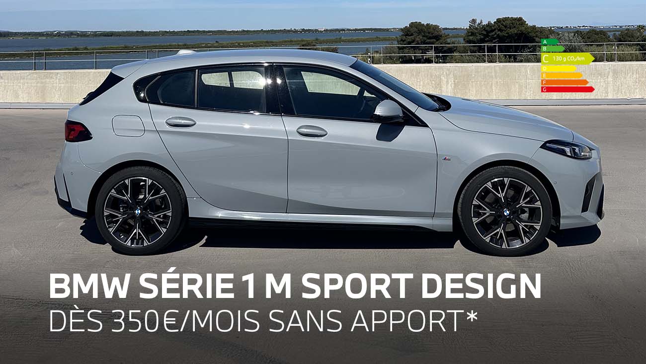 Offre VN Mai 2025 BMW Série 1 bleue