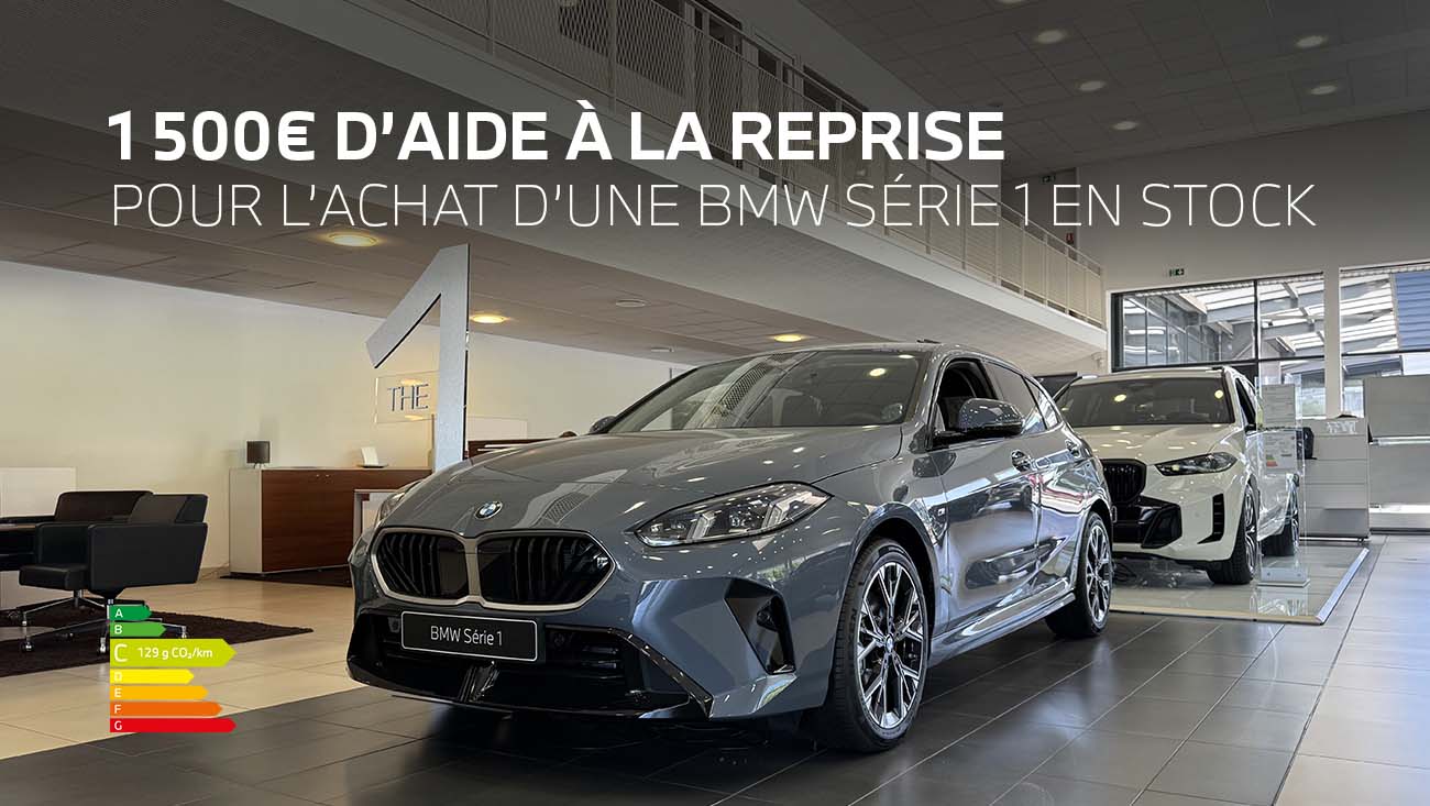 Offre Reprise Juin 25 BMW Série 1 bleue