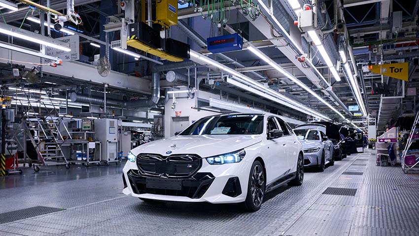 fabrication dans une usine BMW