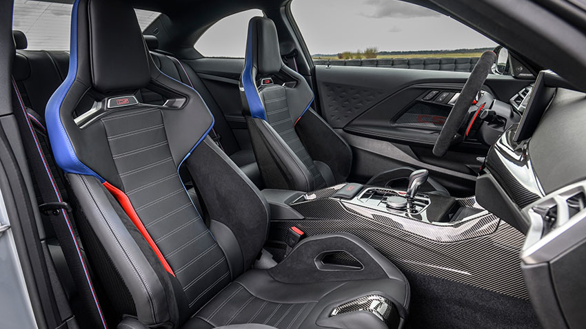 Intérieur de la BMW M2 CS