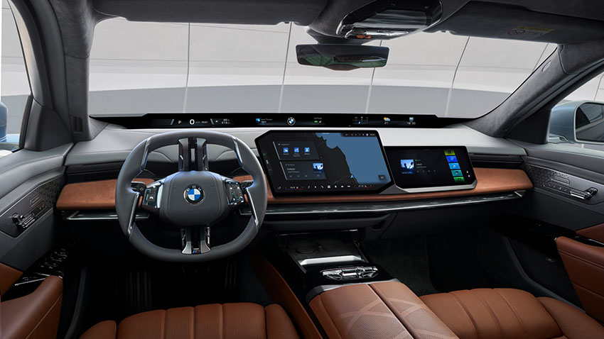 Intérieur de la BMW i7 2026