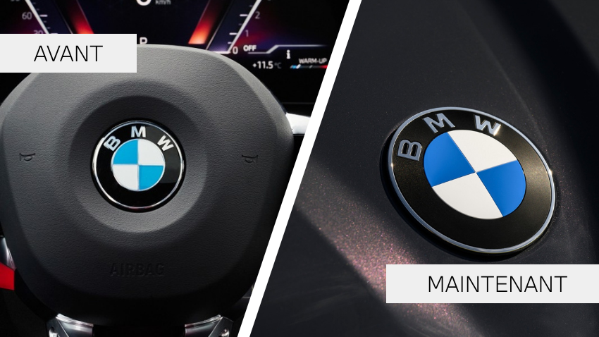 évolution du logo bmw ix3 avec la neue klasse