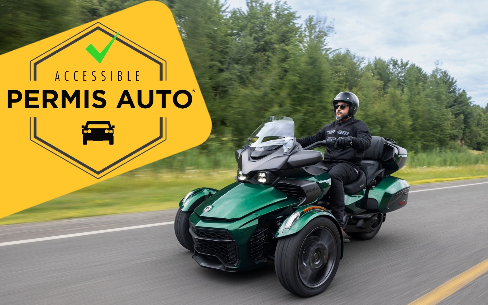 Quel véhicule Can-Am est accessible avec le permis B ?
