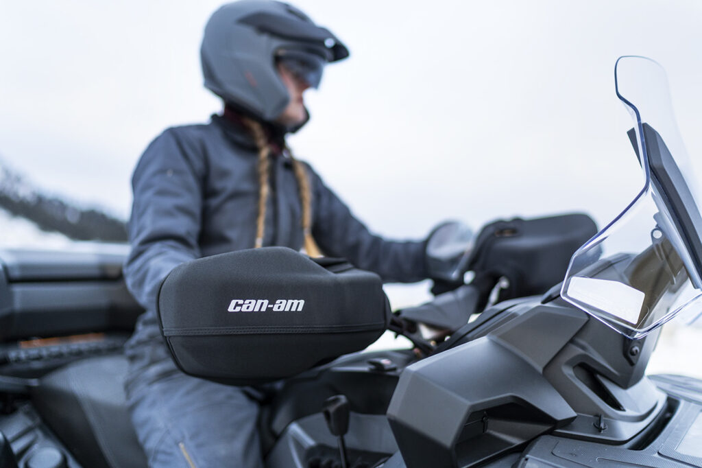 Quad Can-Am manchons hiver