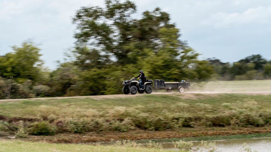 Quad remorque