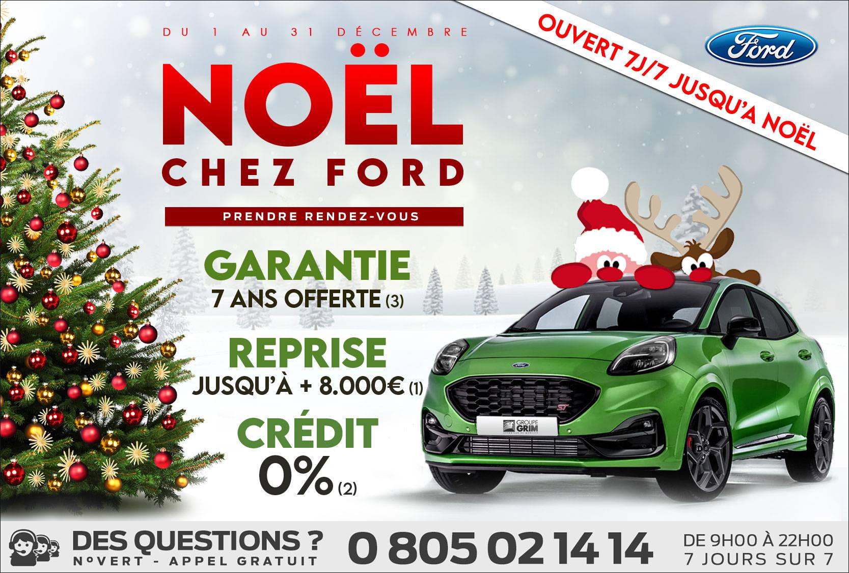 C’EST NOËL CHEZ FORD Ford Montpellier - Ford Valence - Ford Béziers - Ford Rodez - Ford Bayonne 