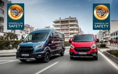 Le Ford Transit Custom reçoit la médaille d’or 2021 pour ses systèmes avancés d’aide à la conduite