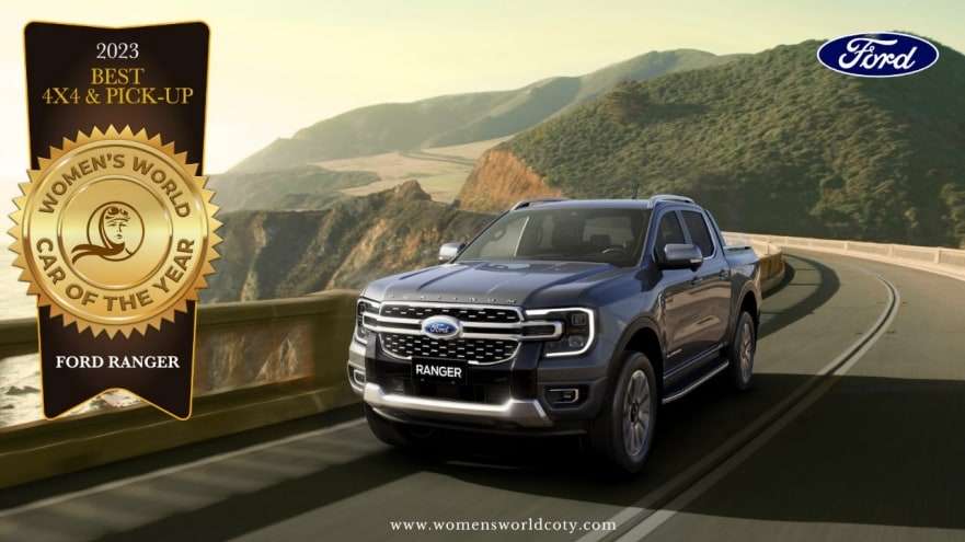 WOMEN’S WORLD DÉSIGNE LE  FORD RANGER COMME LE MEILLEUR 4X4 DE L’ANNÉE.